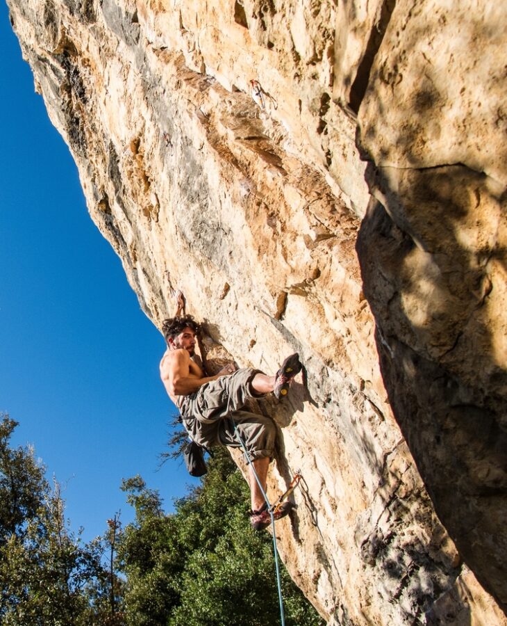 rock climbing